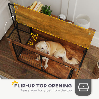 The Rustic Den Dog Crate
