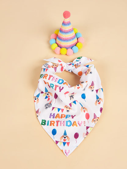 The Birthday Bandana Bib