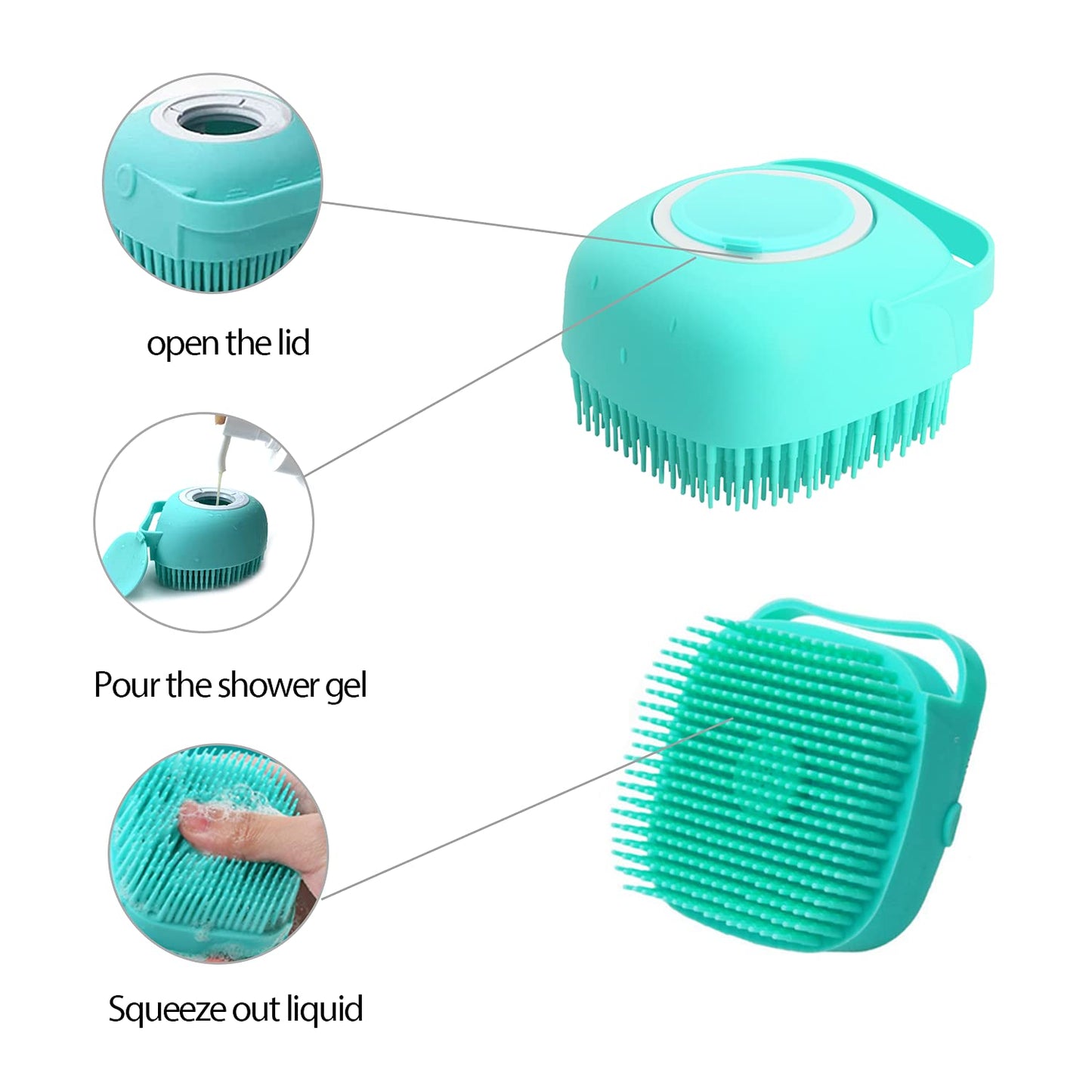 The Lather & Groom Pet Brush