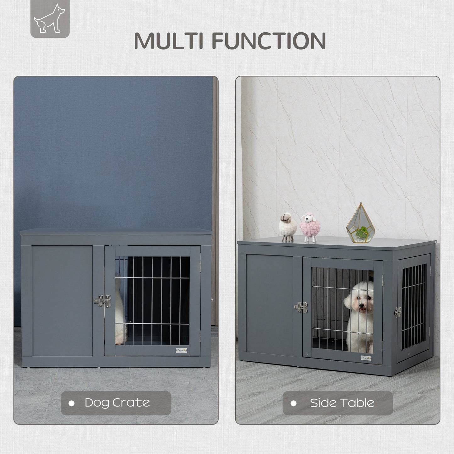 The Grey Haven Dog Crate
