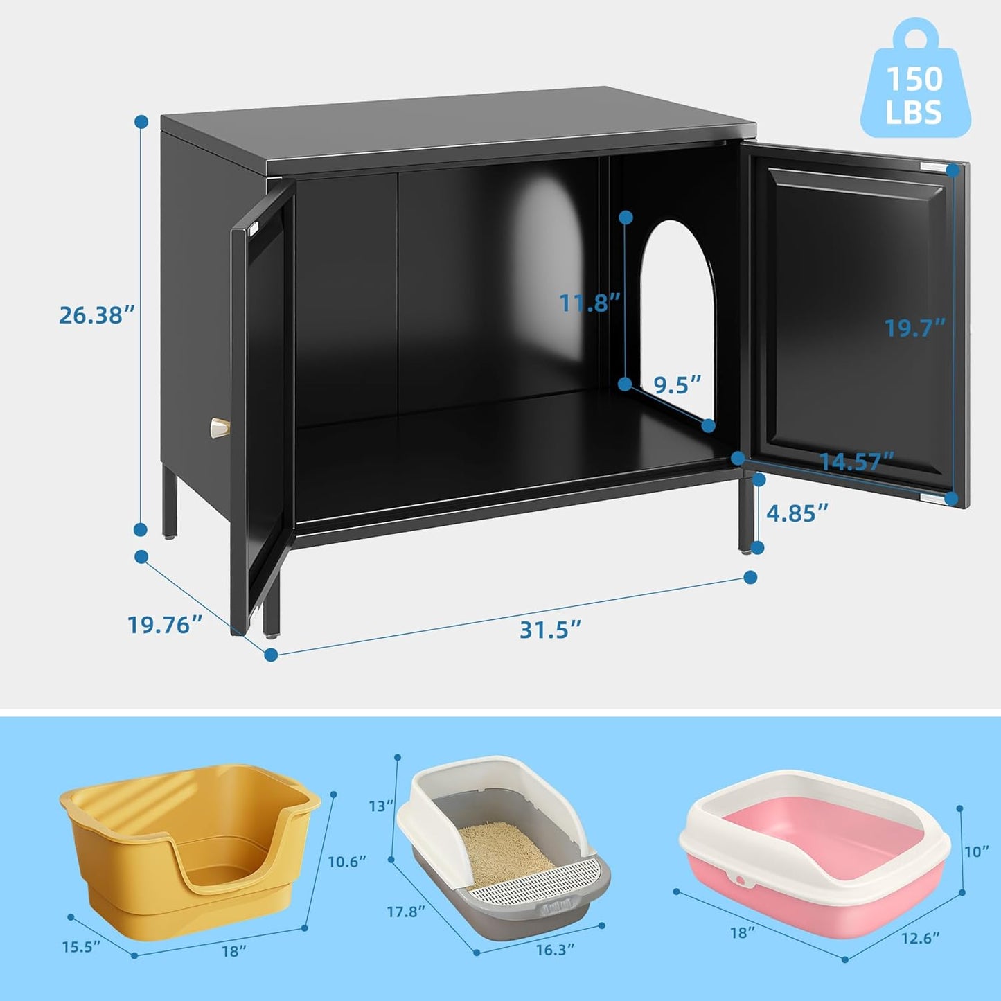 The Hidden Barn Litter Box Enclosure