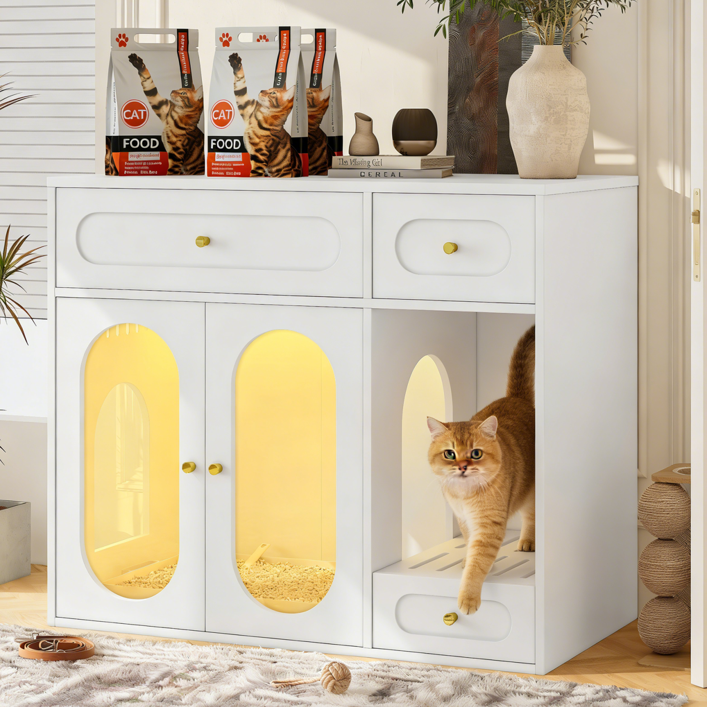 The Lumière Litter Box Enclosure